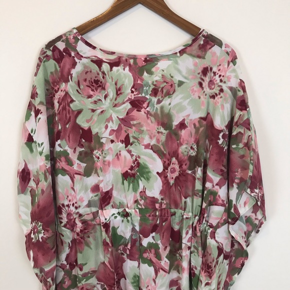 Agnes & Dora Long Woven Kaftan Maxi Dress - Picture 6 of 7